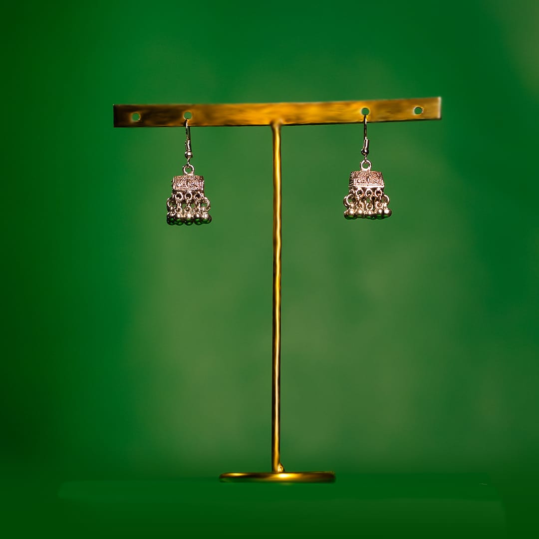 Silver Ghungroo Charm