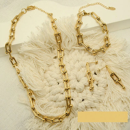 Gold Tiffany Stainless Steel Necklace – Original Jewelry