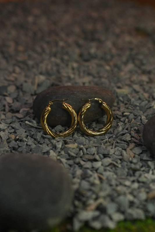 Golden Spiral Hoops