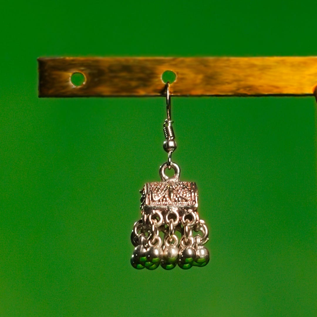 Silver Ghungroo Charm