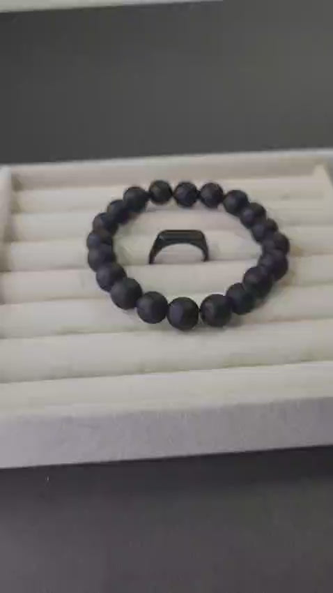 Obsidian Black Duo Set